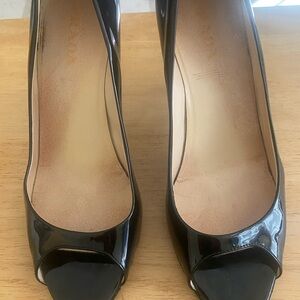 Prada Black Patent Leather Heels